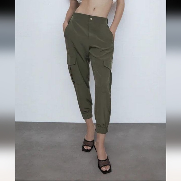 Zara Pants - Zara olive trousers